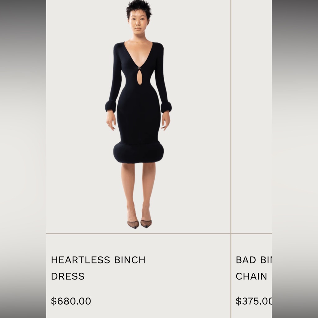 Bad Binch Tong Tong Dress
